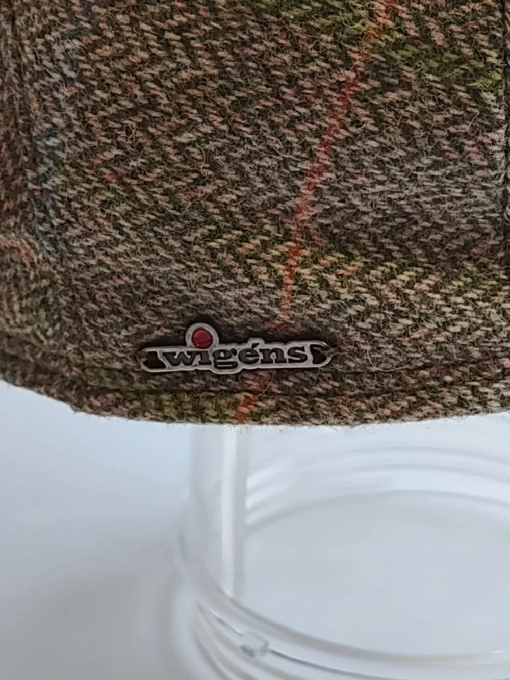 Wigens 100% Merino Wool Ivy Cap Size 57 Medium Herringbone Tweed Ear Flaps
